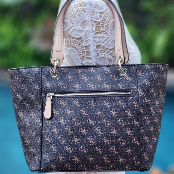 GUESS Brown And Black Women's Tote Bag - Picture 4 of 16